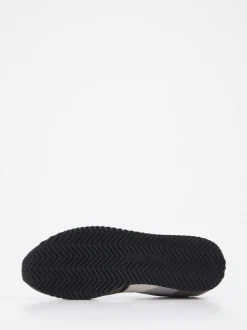 Philippe Model – Sneaker aus Veloursleder-Mesh Grau