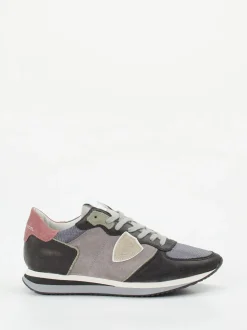 Philippe Model – Sneaker aus Kalbleder im Retro-Stil