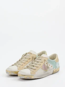 Philippe Model – Sneaker aus Leder mit Metallic-Effekt
