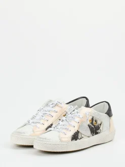 Philippe Model – Sneaker aus geprägtem Leder multicolor