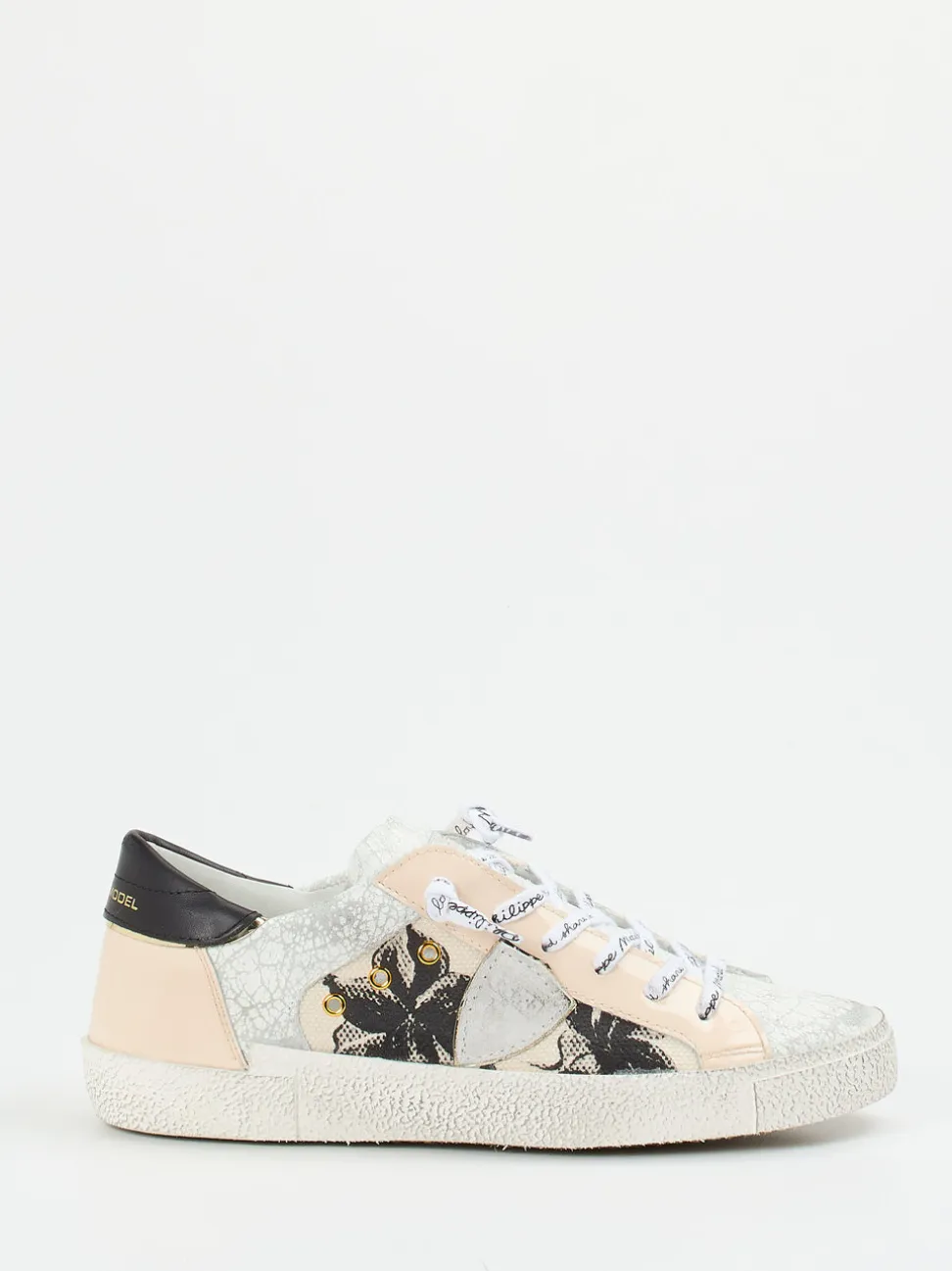 Philippe Model – Sneaker aus geprägtem Leder multicolor