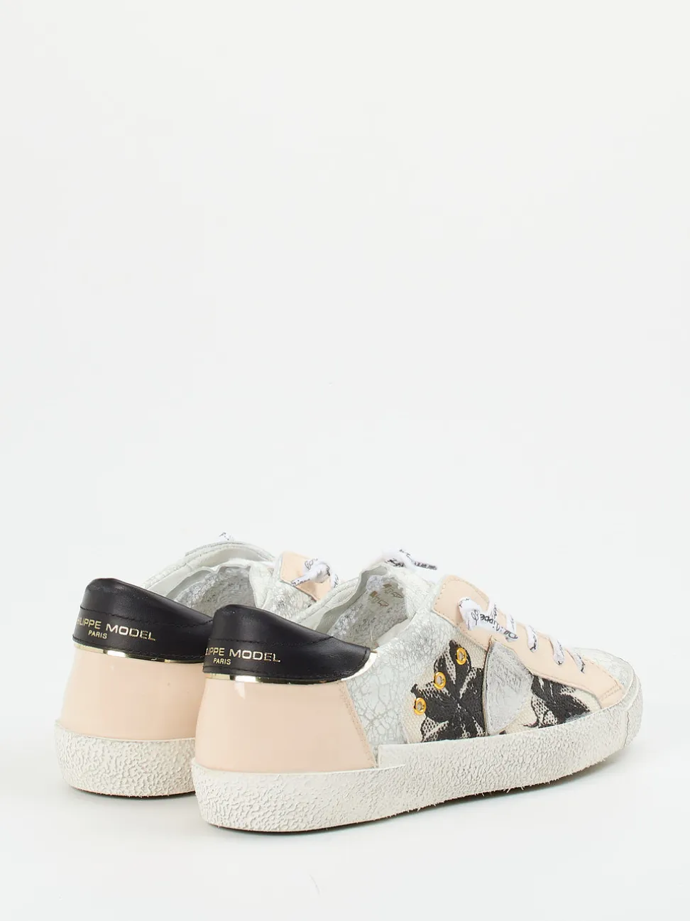 Philippe Model – Sneaker aus geprägtem Leder multicolor