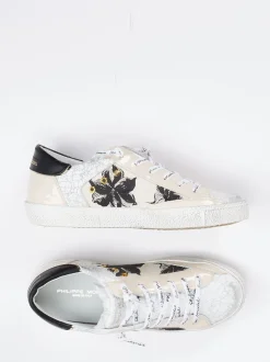 Philippe Model – Sneaker aus geprägtem Leder multicolor