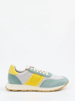 Philippe Model – Sneaker aus Veloursleder und Nylon