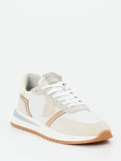 Philippe Model – Sneaker aus Veloursleder Offwhite