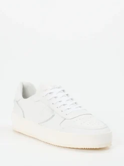 Philippe Model – Sneaker aus Kalbleder in Weiß