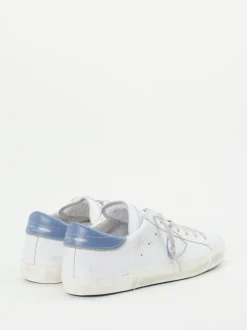 Philippe Model – Sneaker aus Kalbleder weiß Used-Look