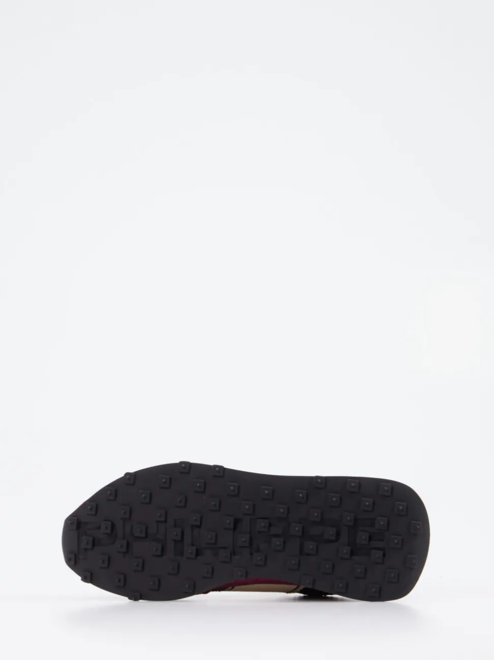Philippe Model – Sneaker aus Veloursleder in Brombeer