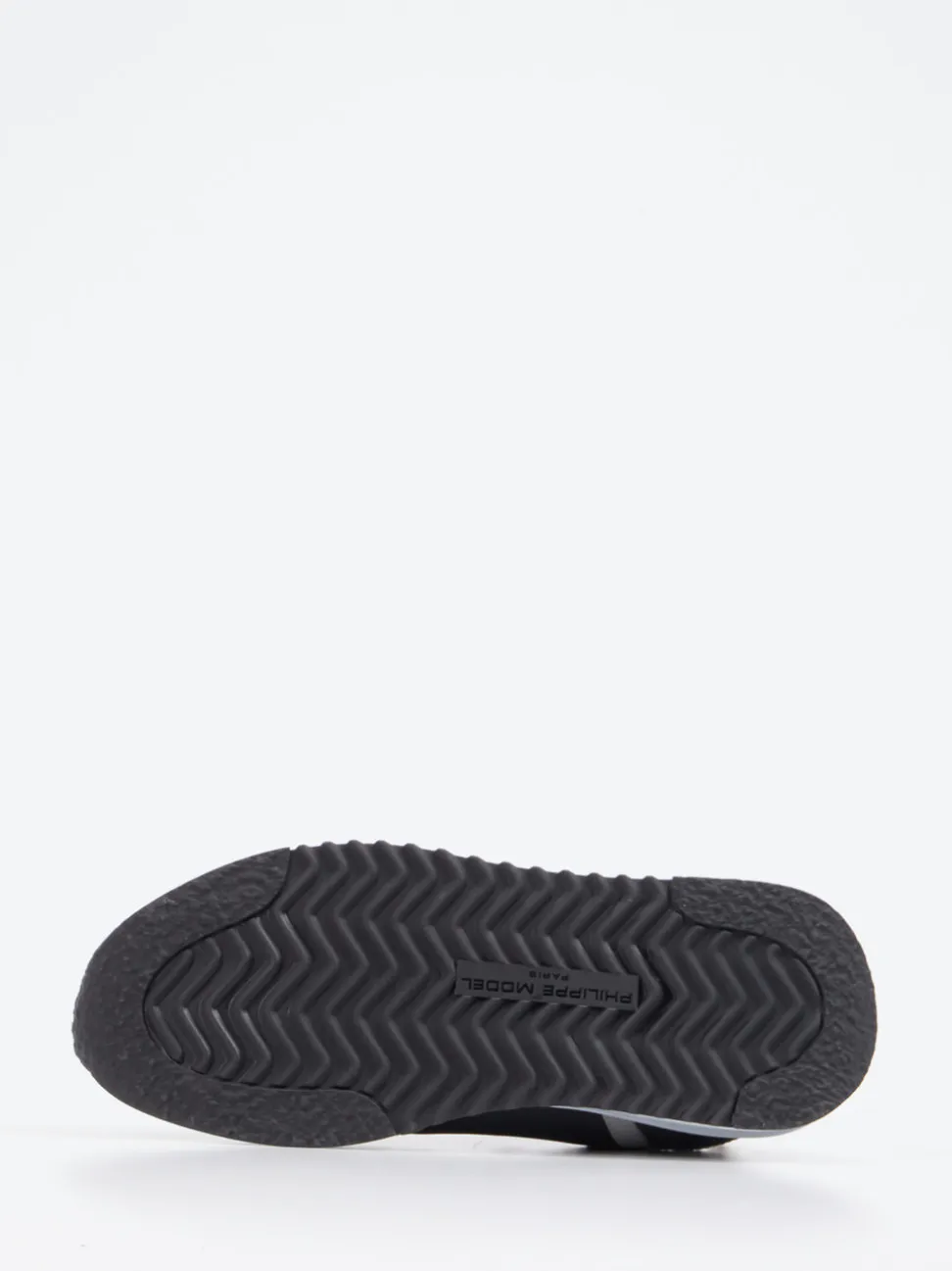 Philippe Model – Sneaker aus Velour/Textil grau
