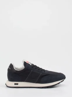 Philippe Model – Sneaker aus Veloursleder und Nylon Schwarz
