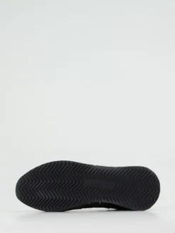 Philippe Model – Sneaker aus Fell und Veloursleder oliv
