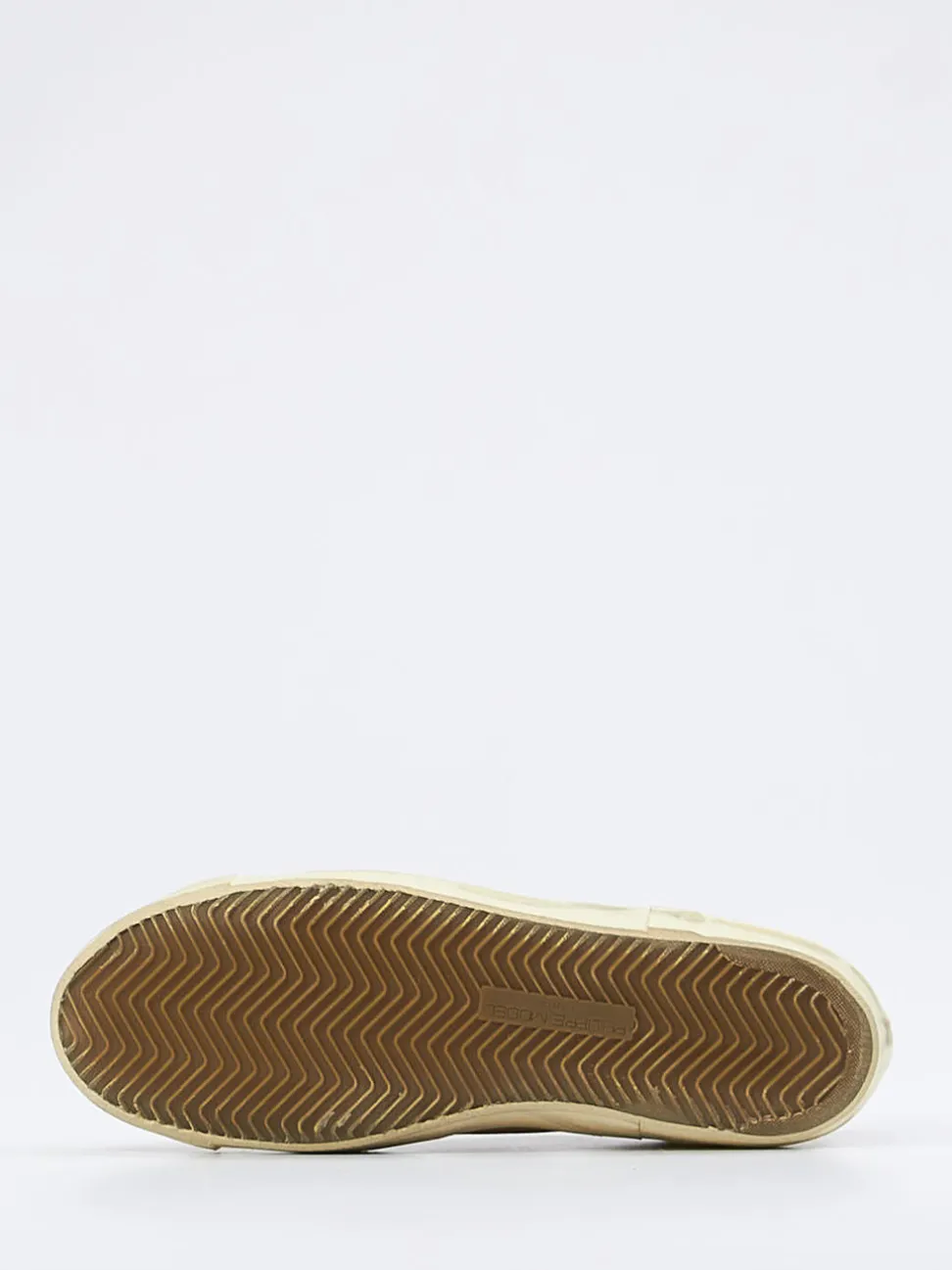 Philippe Model – Sneaker aus Veloursleder Sandbeige