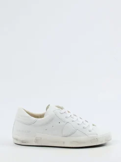 Philippe Model – Sneaker aus Kalbleder in Weiß