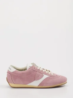 Philippe Model – Sneaker aus Veloursleder in Rosa