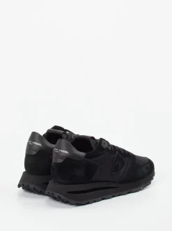 Philippe Model – Sneaker aus Veloursleder schwarz