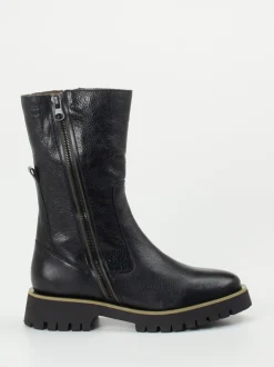 Piedi Nudi – Chunky-Stiefelette aus Kalbleder schwarz