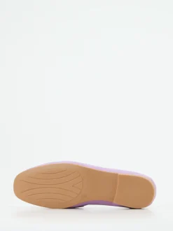 Piedi Nudi – Loafer aus Veloursleder in Flieder