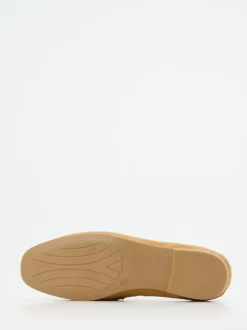 Piedi Nudi – Loafer aus Veloursleder honigbraun