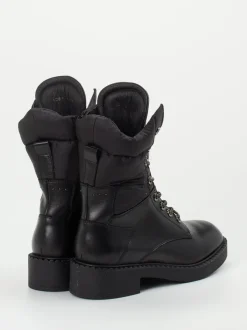 Piedi Nudi – Schnürboots aus Kalbleder Schwarz