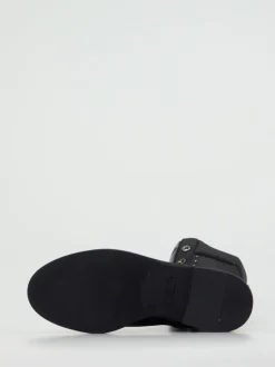 Piedi Nudi – Schnürboots aus Kalbleder Schwarz