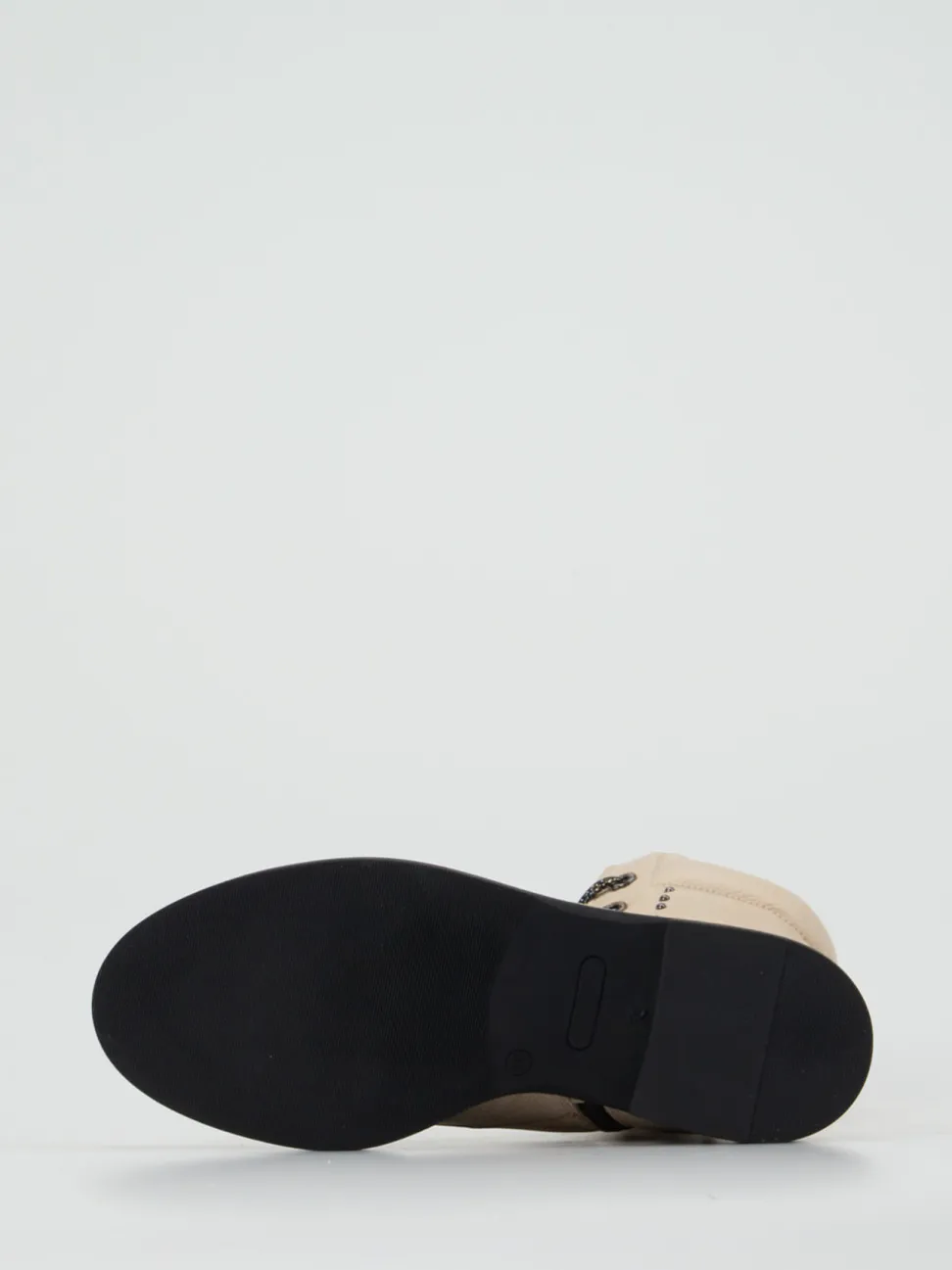 Piedi Nudi – Schnürboots aus Kalbleder Beige