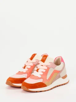 Piedi Nudi – Sneaker aus Kalbleder in Koralle