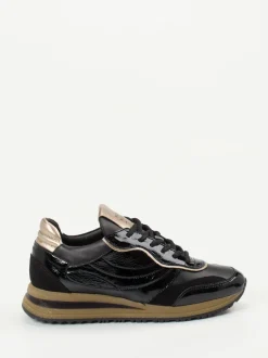 Piedi Nudi – Sneaker aus Kalbleder mit Metallic-Details
