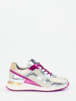 Piedi Nudi – Sneaker aus Metallicleder in Multicolor