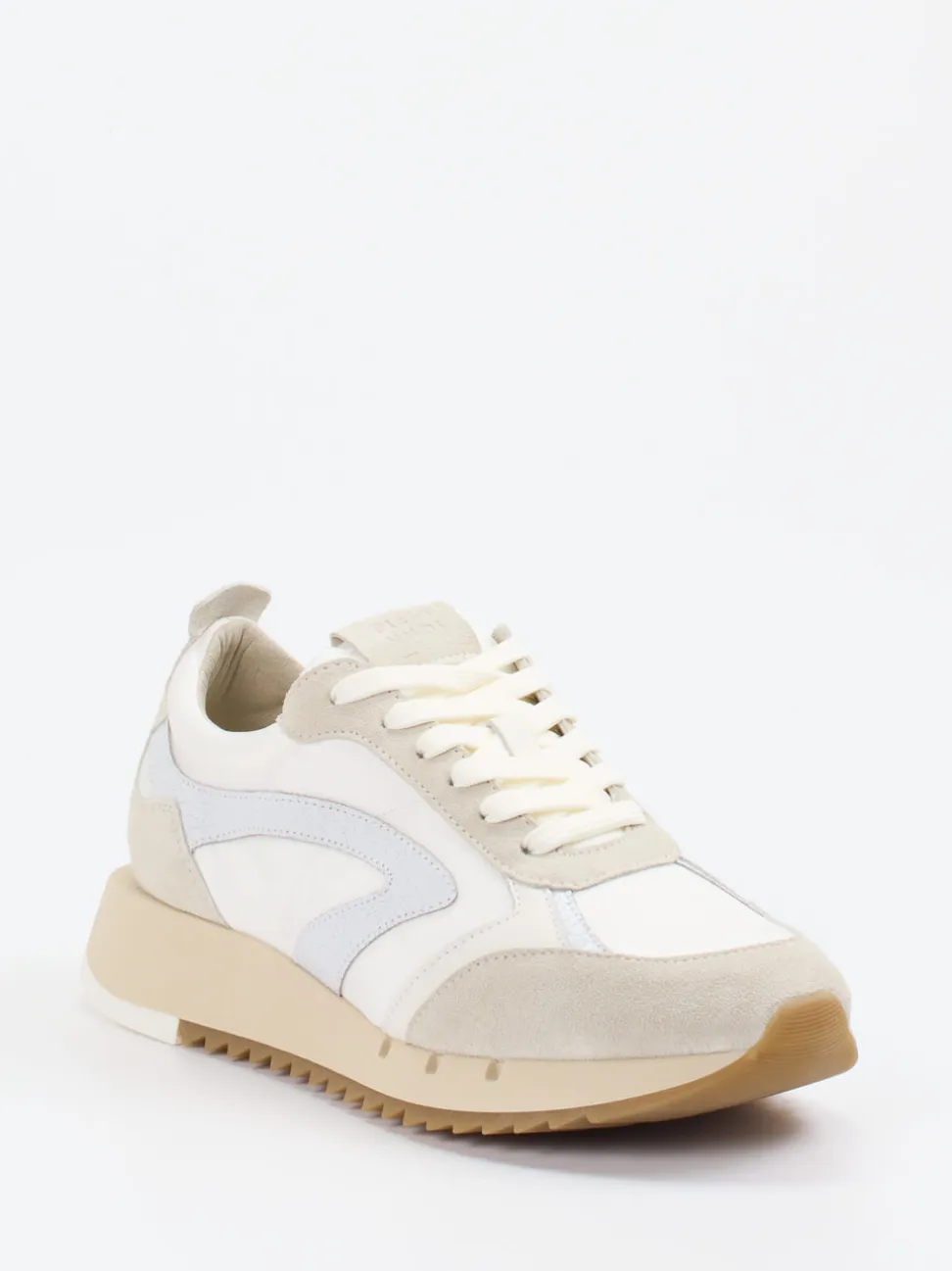 Piedi Nudi – Sneaker aus Veloursleder Offwhite