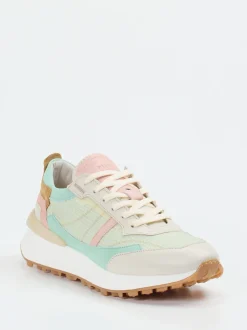 Piedi Nudi – Sneaker aus Veloursleder in Pastellfarben