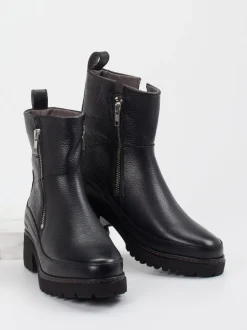 Piedi Nudi – Stiefeletten aus Kalbleder Schwarz