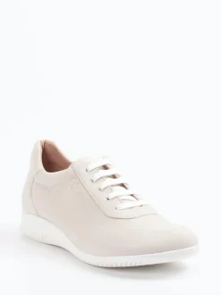 Piesanto – Komfort-Sneaker aus Nubukleder beige