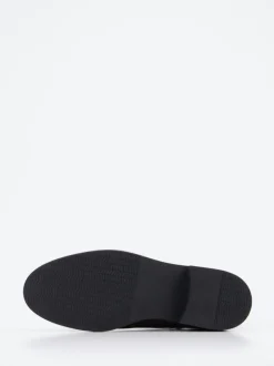 Piesanto – Stiefelette aus Veloursleder Dunkelbraun