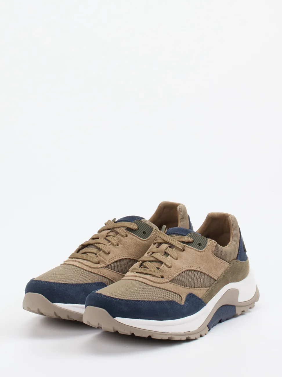 Pius Gabor – Chunky Sneaker aus Veloursleder und Mesh