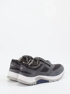 Pius Gabor – Komfort-Sneaker aus Veloursleder grau