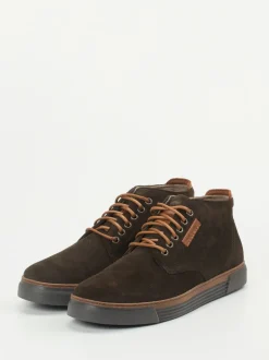 Pius Gabor – Mid-Cut Sneaker aus Veloursleder braun