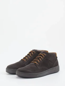 Pius Gabor – Mid-Top Sneaker aus Veloursleder Grau