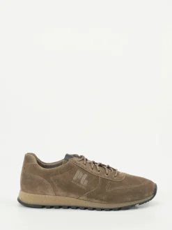 Pius Gabor – Retro-Sneaker aus Veloursleder Braun