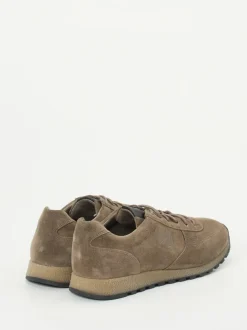 Pius Gabor – Retro-Sneaker aus Veloursleder Braun