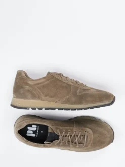 Pius Gabor – Retro-Sneaker aus Veloursleder Braun