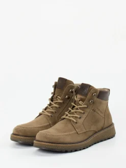 Pius Gabor – Schnürboots aus Fettleder Sandbraun