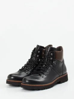 Pius Gabor – Schnürboots aus Kalbleder Schwarz