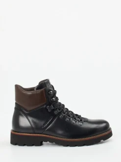 Pius Gabor – Schnürboots aus Kalbleder Schwarz