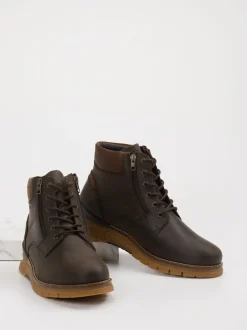 Pius Gabor – Schnürboots aus Leder dunkelbraun