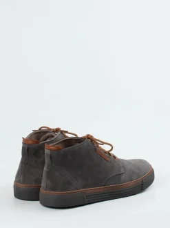 Pius Gabor – Schnürschuh aus Veloursleder anthrazit
