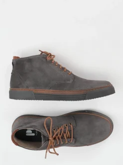 Pius Gabor – Schnürschuh aus Veloursleder anthrazit