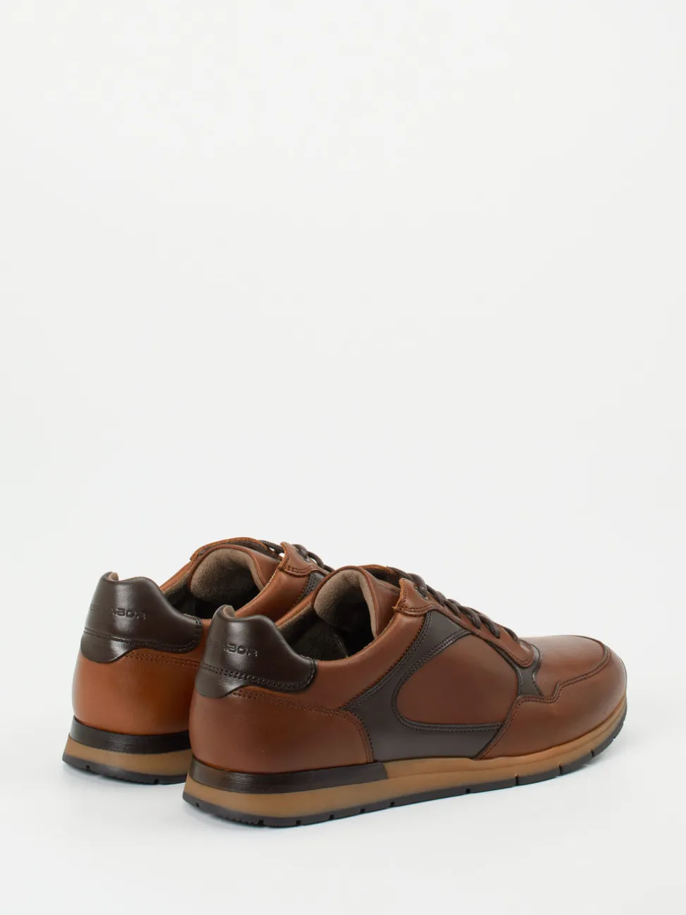 Pius Gabor – Sneaker aus Kalbleder in Cognac