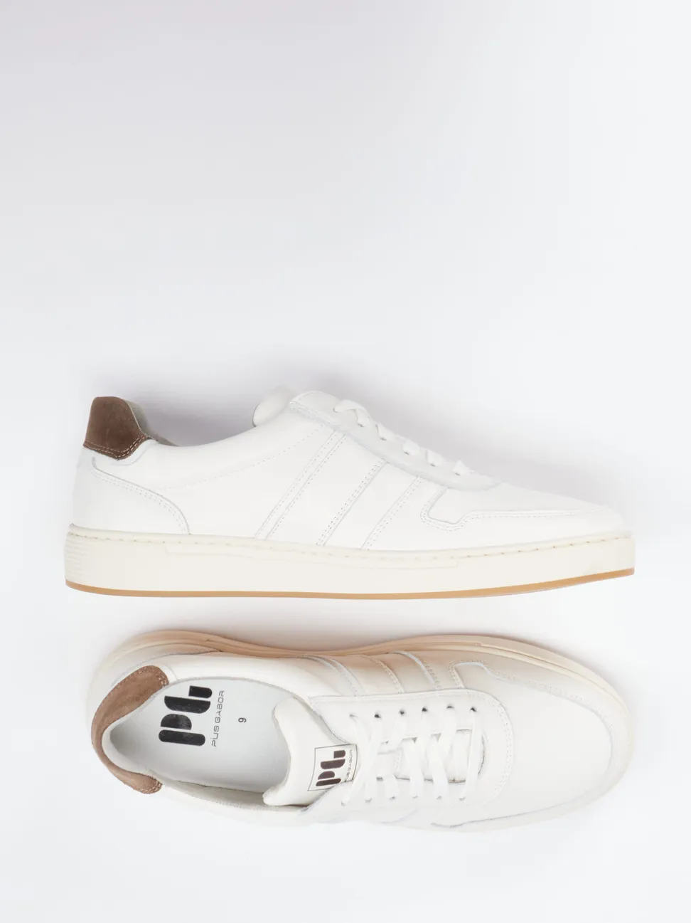 Pius Gabor – Sneaker aus Lammleder Off-White