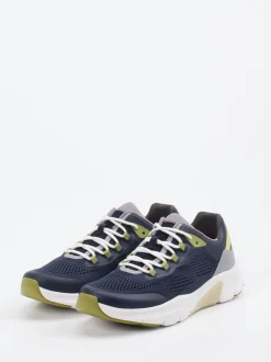 Pius Gabor – Sneaker aus Mesh und Textil dunkelblau
