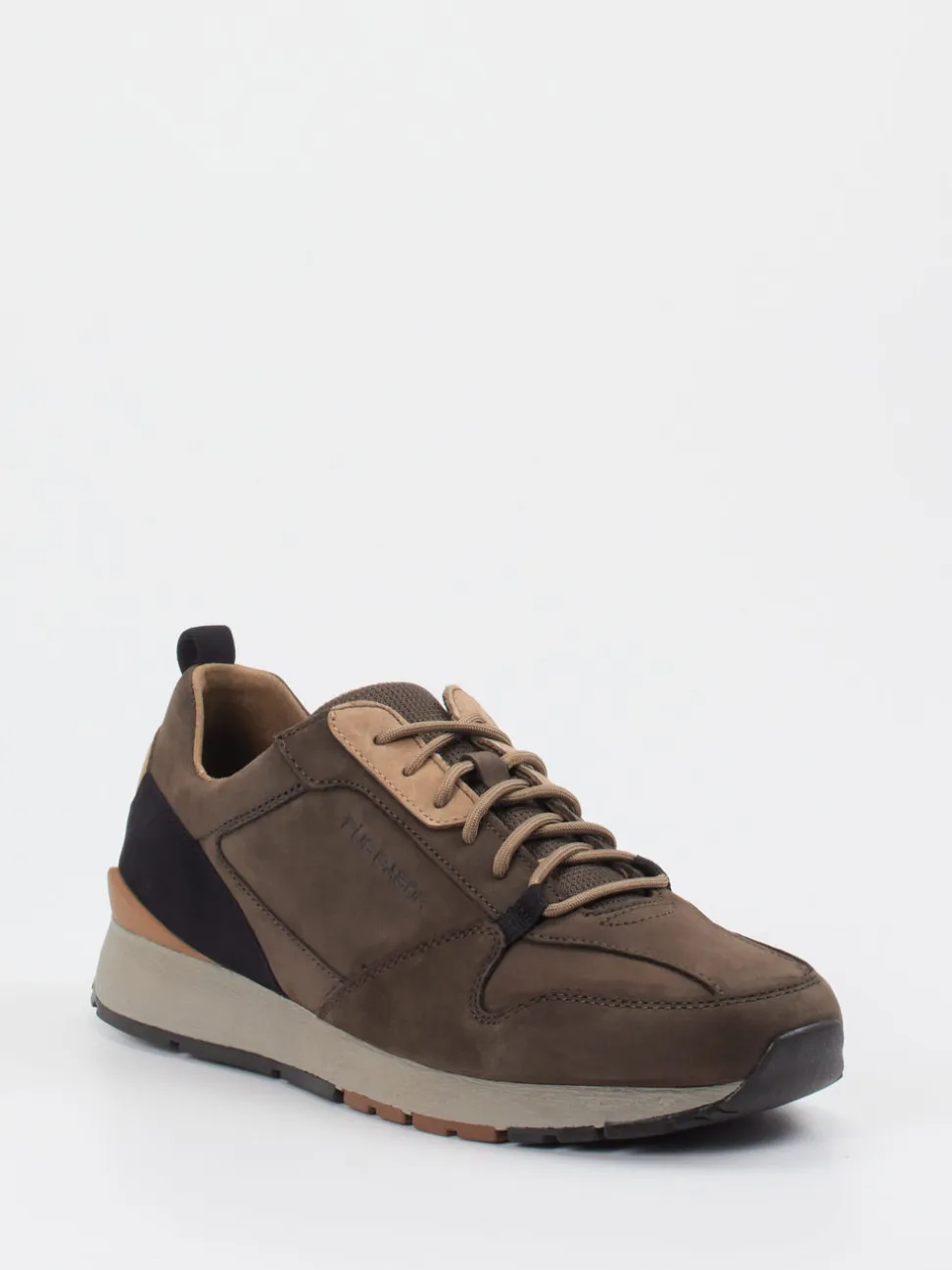 Pius Gabor – Sneaker aus Nubukleder Dunkelbraun